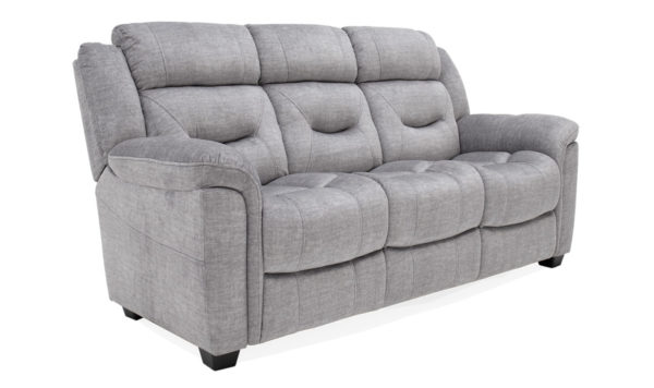 Dudley Sofa Grey 3 seater side