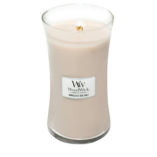 Woodwick Large Jar Vanilla & Sea Salt