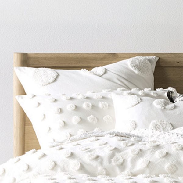 Haze Square Pillowcase White