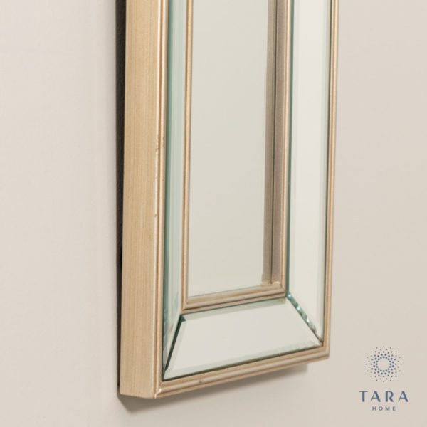 Reflections Slim Mirror Antique Champagne